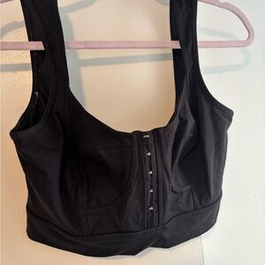 Woman’s FP Movement by Free People Black Bra Top size large